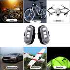 Mini Stroboscope Led sans Fil pour Voiture, Moto et Vélo