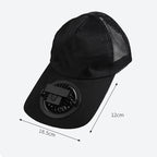 Casquette avec Ventilateur Solaire 360° Orientable – Restez au Frais Même Sous le Soleil Brûlant