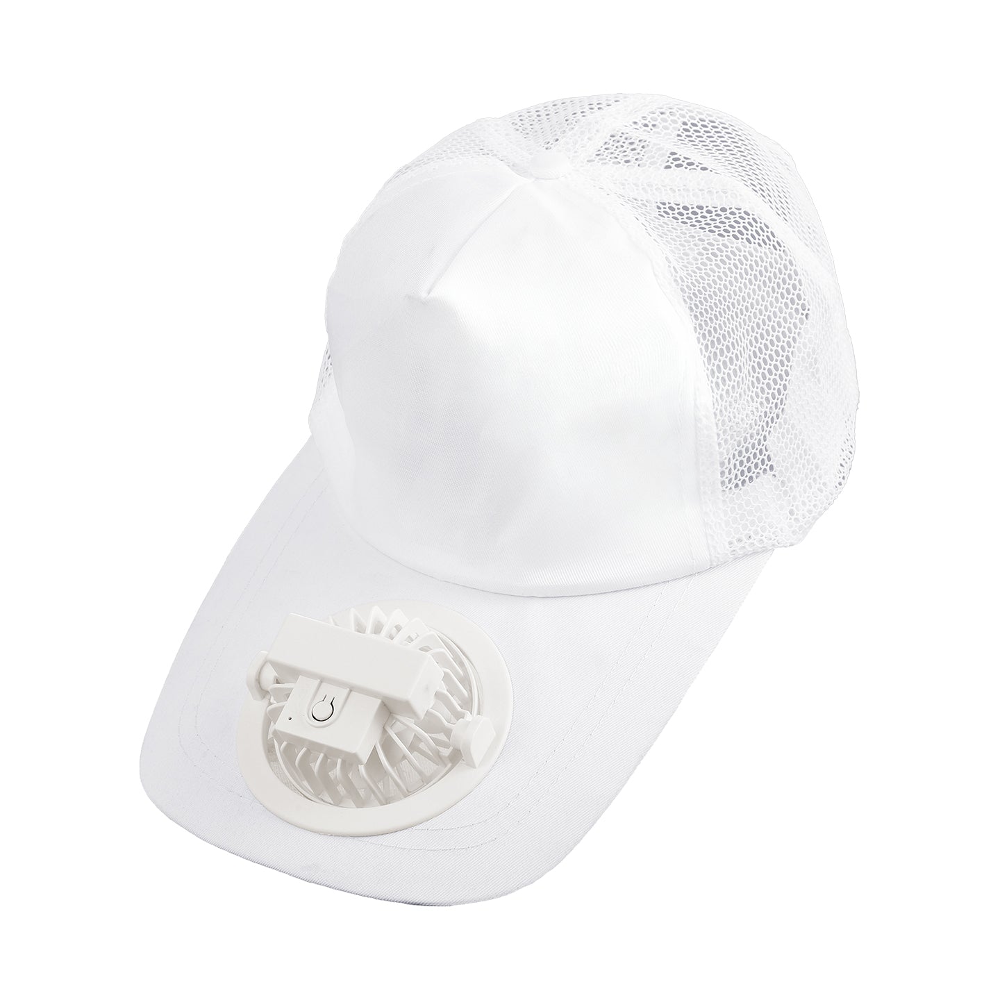 Casquette avec Ventilateur Solaire 360° Orientable – Restez au Frais Même Sous le Soleil Brûlant