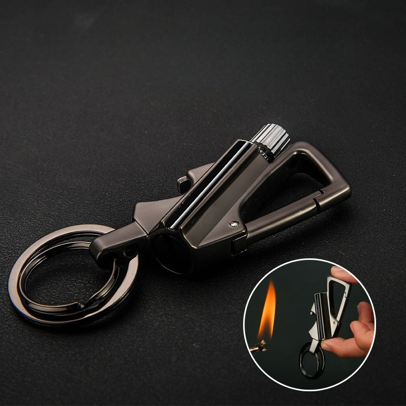L’OUTIL DE SURVIE N°1 – 10000 Allumages Garantis + Décapsuleur ! 🔥Porte-clés briquet à silex