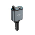 📣🔥Chargeur de voiture ultra-rapide avec câbles rétractables et ambiance lumineuse étoilée😃