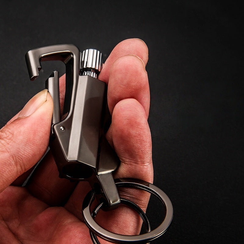 L’OUTIL DE SURVIE N°1 – 10000 Allumages Garantis + Décapsuleur ! 🔥Porte-clés briquet à silex