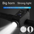 Phare de vélo LED portable super lumineux, étanche IPX5, rechargeable, 6 modes, klaxon électronique puissant pour la conduite nocturne